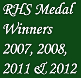 RHS Medal Winners2007, 2008, 2011 & 2012